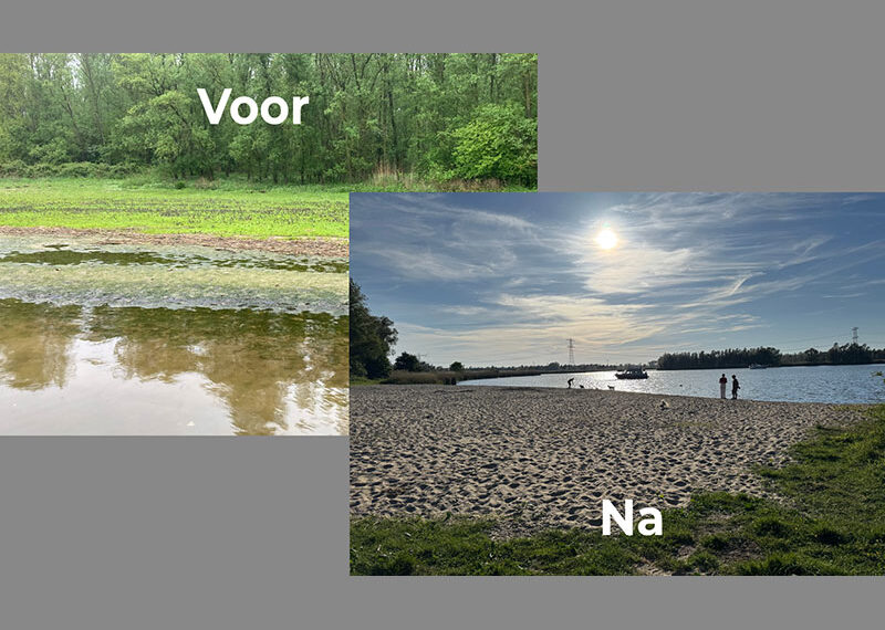 Nieuwe strandjes op de Aakvlaai: veiliger,…