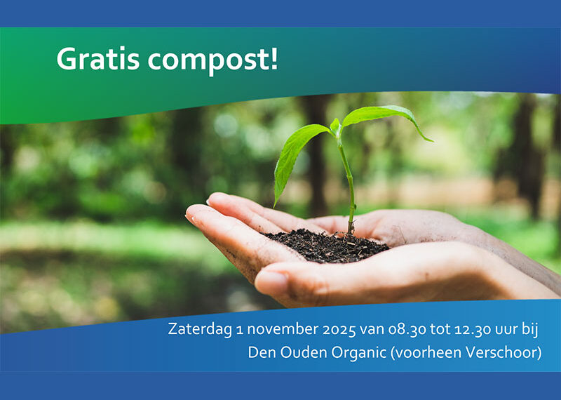 Gratis compost op zaterdag 1 november
