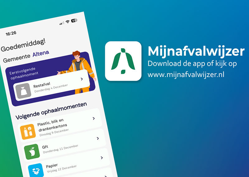 Zo regelen we de afvalinzameling vanaf…
