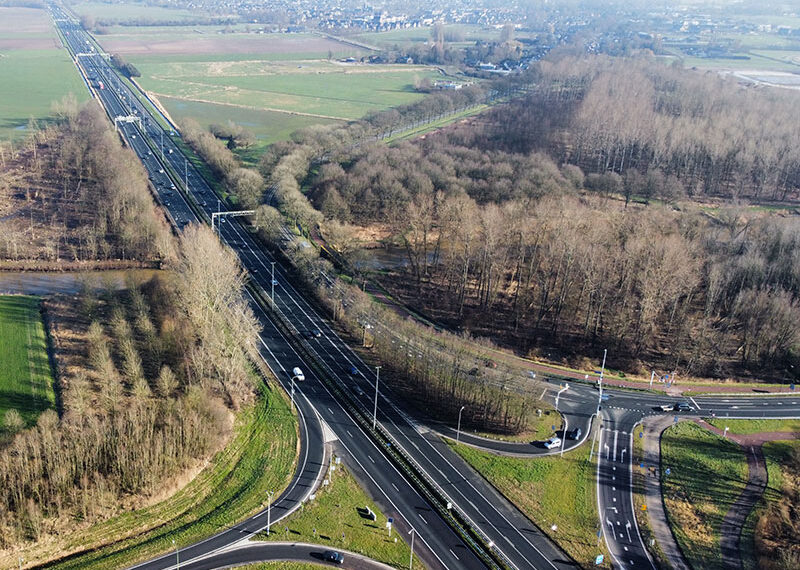 Bomen verwijderen langs de A27