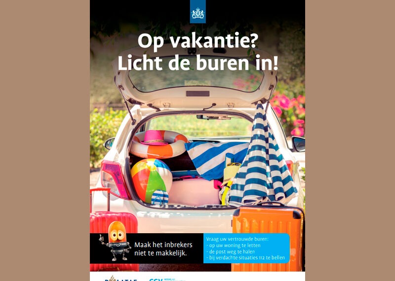 Meivakantie? Maak het inbrekers niet te&hellip;