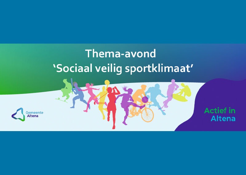 Thema avond sociaal veilig sportklimaat