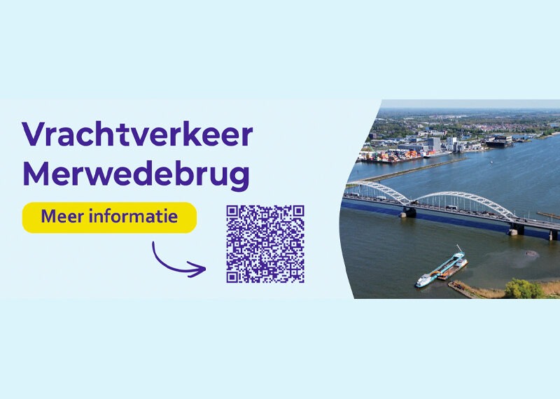 Geen vrachtverkeer meer over de Merwedebrug