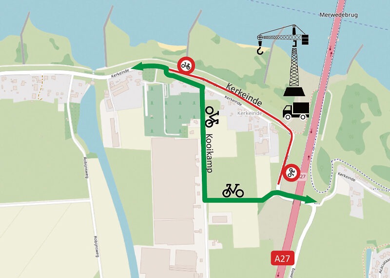 Veilig fietsen tussen Werkendam en Sleeuwijk 